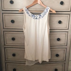 Armani drape top, new